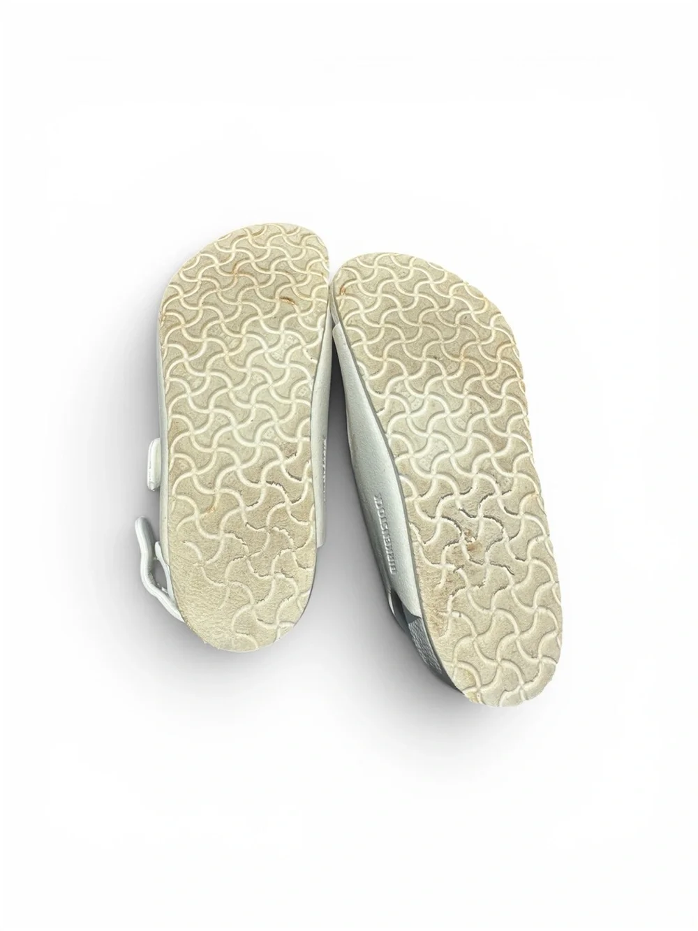 Kids White Birkenstock sandals size 1